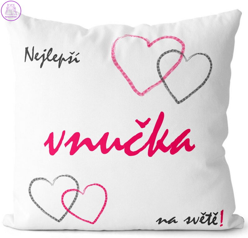  Fotopolštářek s citáty - Nejlepší vnučka