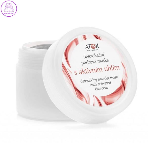 Detoxikační pudrová maska s aktivním uhlím 