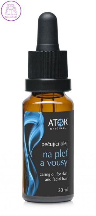 Pečující olej na pleť a vousy 