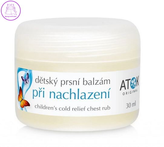 Dětský prsní balzám při nachlazení