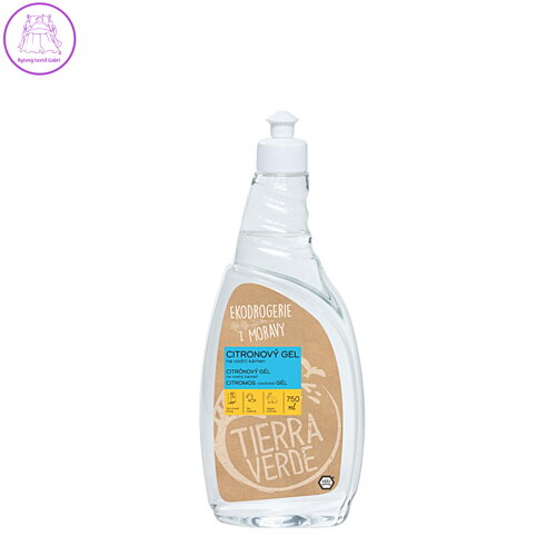 Tierra Verde – Citronový gel na vodní kámen (TIERRA VERDE), 750 ml