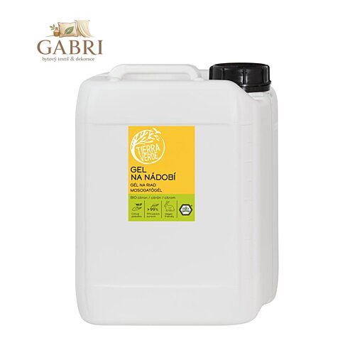Tierra Verde – Gel na nádobí – BIO citron (TIERRA VERDE), 5 l