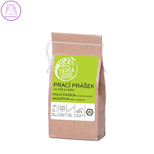 Tierra Verde – Prací prášek na bílé prádlo a pleny (TIERRA VERDE), 250 g