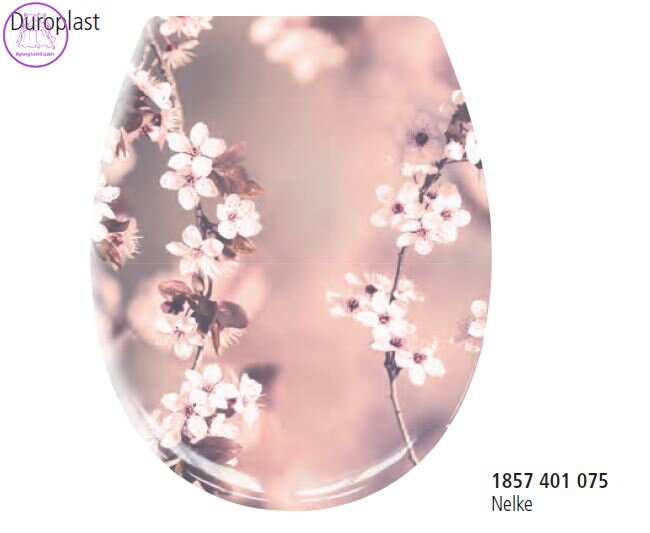 WC sedátko duroplast Blossom 37x45cm-2026
