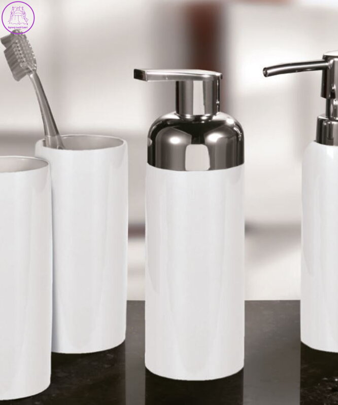 Koupelnové doplňky kameninové - Pur Shiny bílá 2026