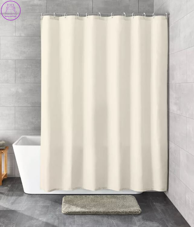 Koupelnový závěs 180x200cm - Uno krémový 2026