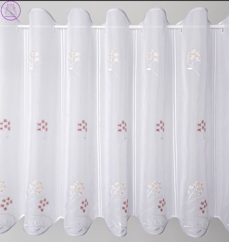 Metrážová vitrážka bílá se vzorem Lag-V/512-01-2026