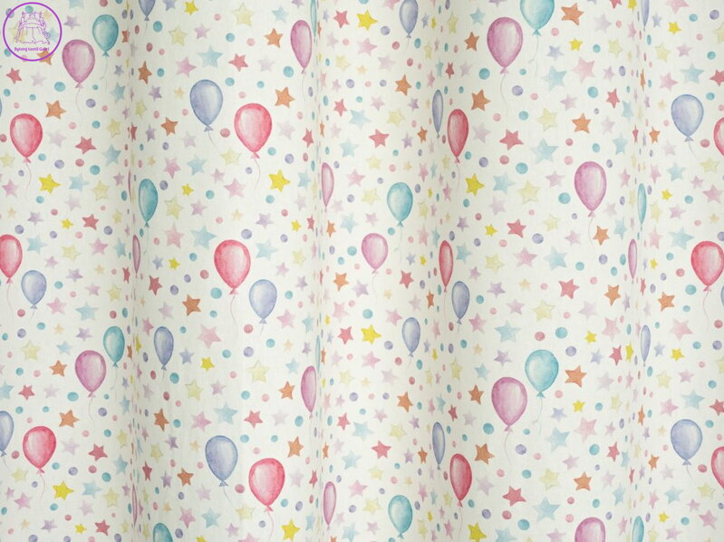 Metrážový dětský dekorační závěs se vzorem šíře 140cm Lag-Rainbow 03-2026