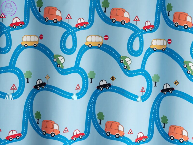 Dětský metrážový závěs dekorační šíře 150cm Lag-Street 02-2026