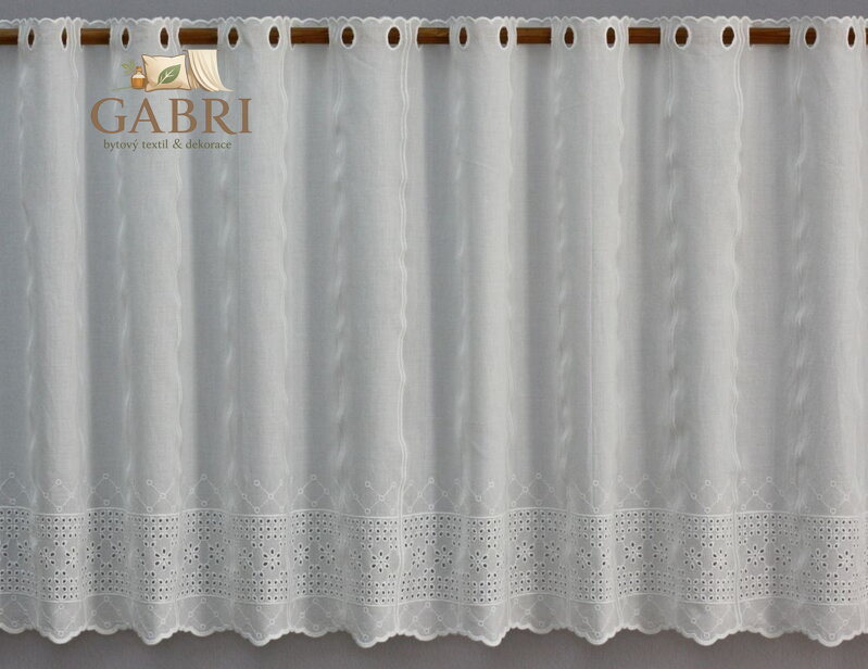 Metrážové vitrážkové záclony vyšívané Lag-V/710 ( více rozměrů ) 2026