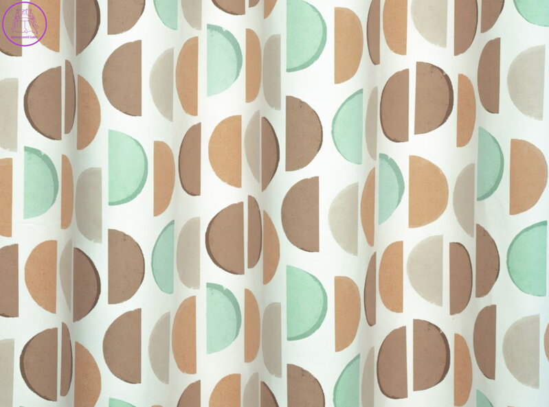 Metrážový dekorační závěs se vzorem šíře 150cm Lag-Woody 02-2026