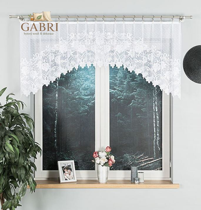 Záclona kusová oblouková s motivem 250x80cm Gabri-Demetria 017480-2026