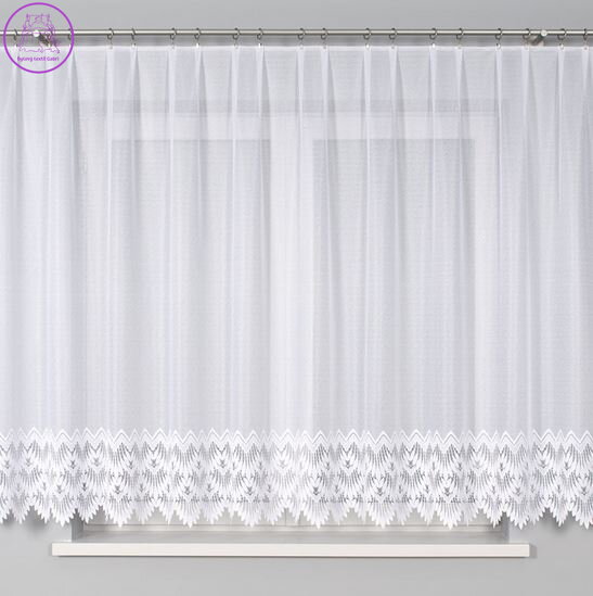 Metrážové záclony žakárové bílé Gabri-018989-2026