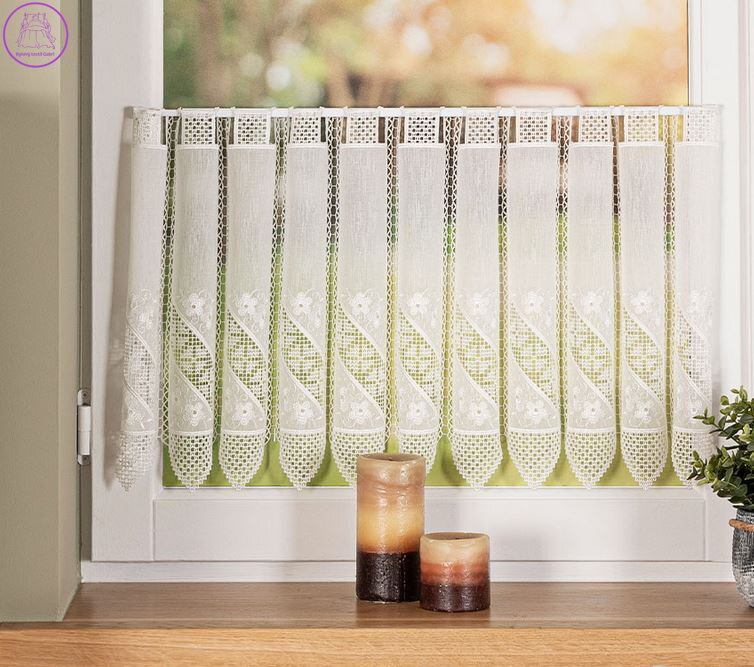 Metrážové záclony vitrážové natural vyšívané Gabri-096204/010-2026 Výprodej