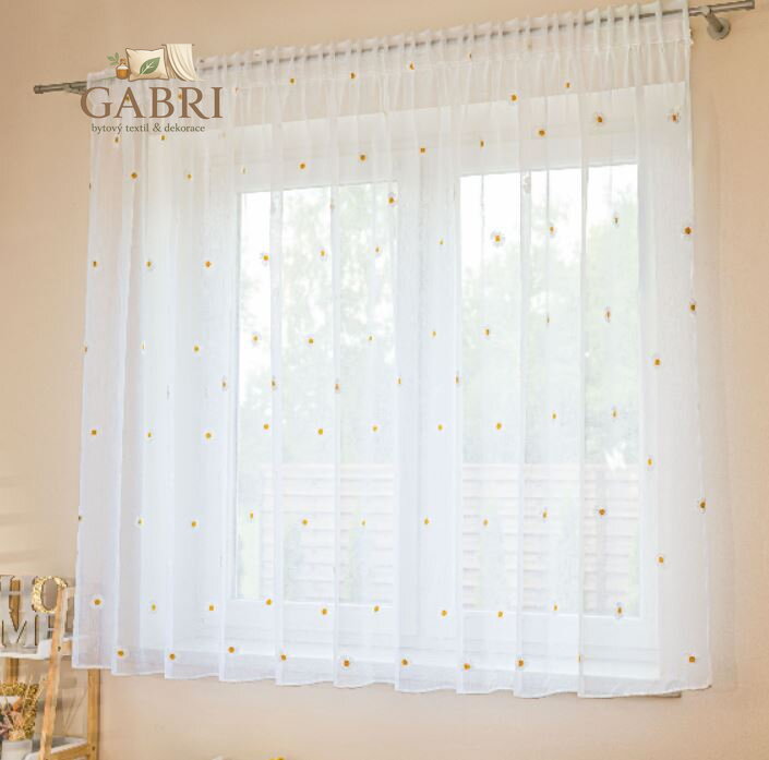 Záclona kusová s motivem 300x160cm na řasící oásku Gabri-BELLIS 2026