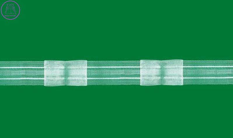 Řasící páska 50m - 2,5cm transparentní 1:2 Gabri-TASMAL/F2Z/