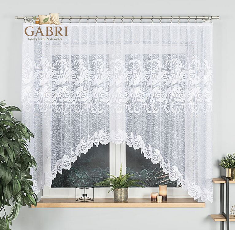 Záclona kusová oblouková s motivem 400x160cm Gabri-Ivona 049312-2026