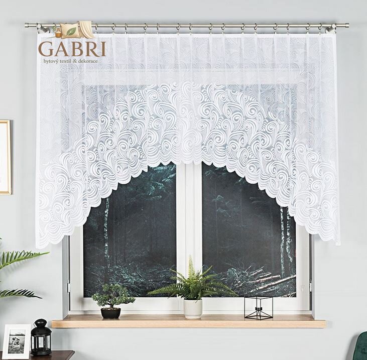Záclona kusová oblouková s motivem 250x120cm Gabri-Kinga 023391-2026