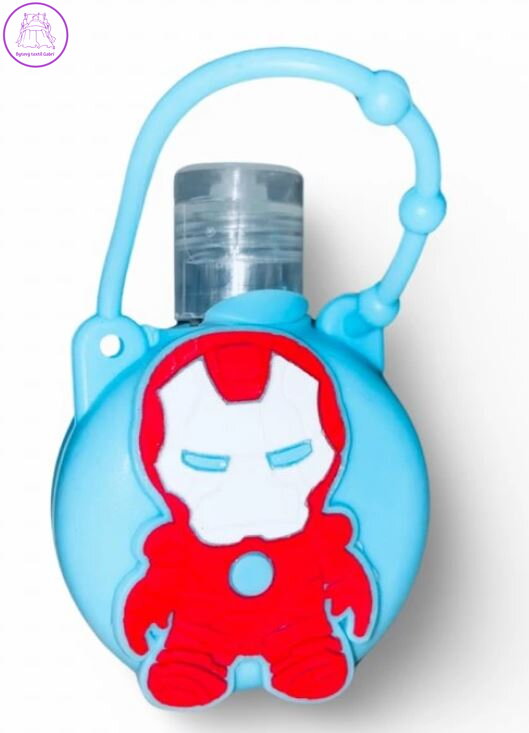 Bezpečná dětská dezinfekce na ruce Modrá "Iron Man" 30m.