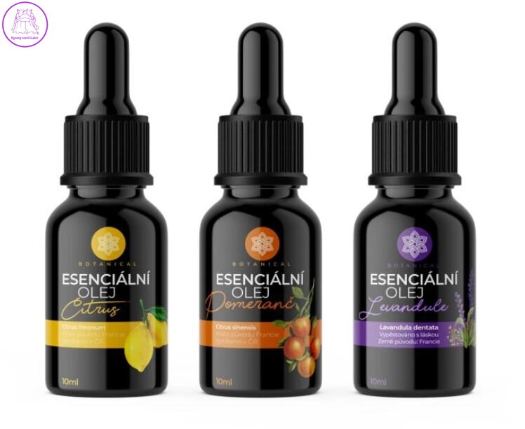 TOP3 LeFleur 100% přírodní esenciální olej Pomeranč + Levandule + Citrus