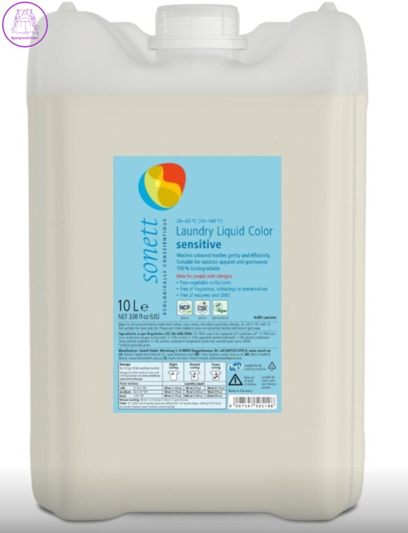 SONETT Prací gel na barevné prádlo Sensitive 10l