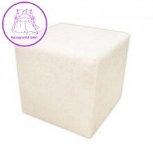 Taburet kostka tkanina Suedine ecru 71 - více barev