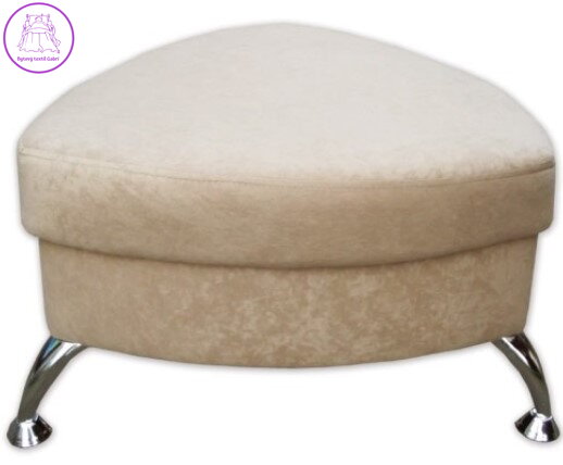  Taburet trojůhelník Suedine béžová 10 - více barev