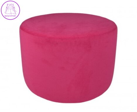  Taburet kulatý tkanina Casablanka 60cm  fuksie 662 - více barev
