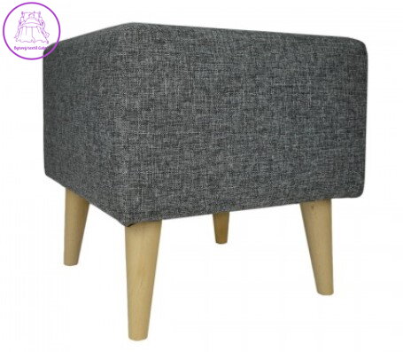 Taburet čtverec 4 nohy Tkanina Kongo