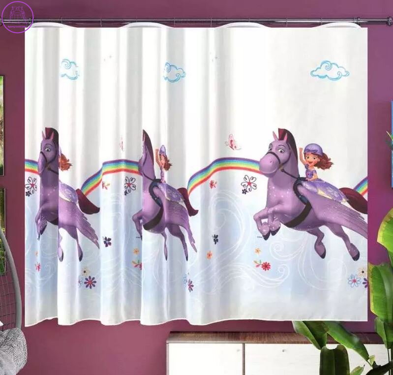 Dětská záclona voál tištěná W-Sofie ( více rozměrů )