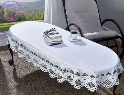 Ubrus bílý žakárový LUBOMÍR SKLADEM