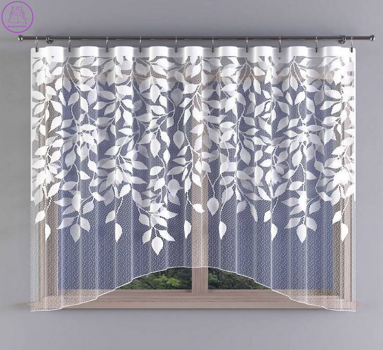 Záclona kusová oblouková s motivem 230x170cm W-Voltana