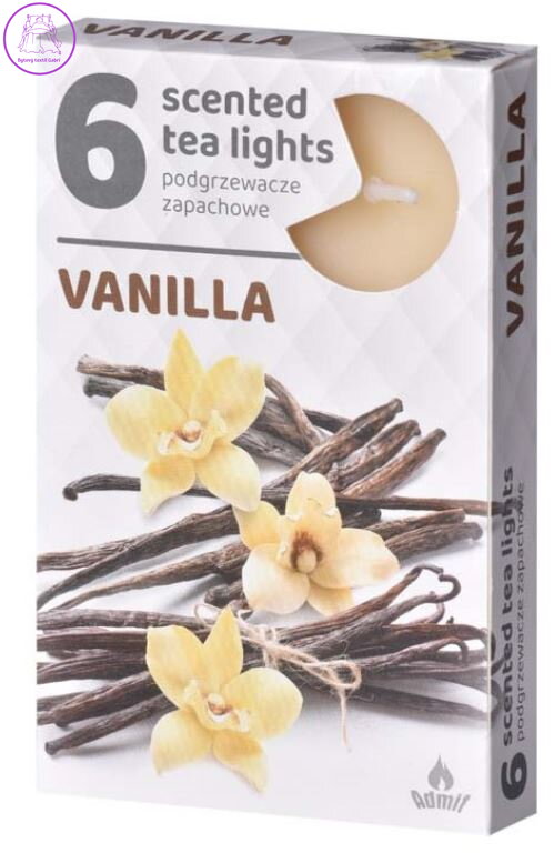 Vonné čajové svíčky 6ks - Vanilla ( 21220 )