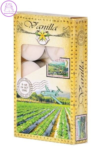 Čajové vonné svíčky 6ks - Vanilla ( 27490 )