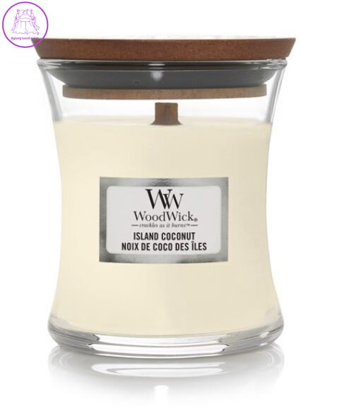 Svíčka WoodWick malá - Island Coconut ( 31852 )