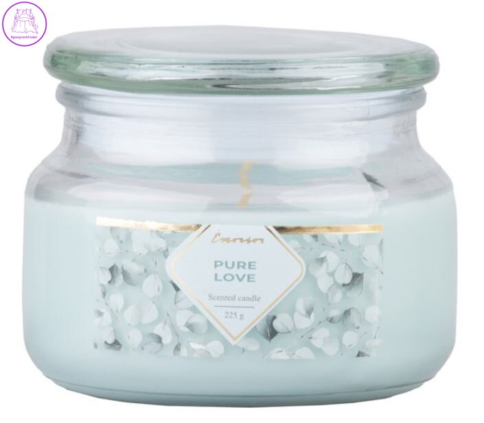 Emocio Sklo 100x79 mm se skleněným víčkem Pure Love vonná svíčka ( 41655 )