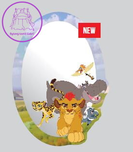 Akrylové zrcadlo Disney Lví král DM2120-2022
