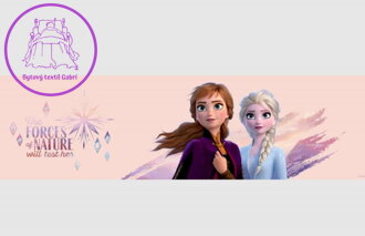 Samolepící bordura do dětského pokoje Disney Frozen - WBD 8158
