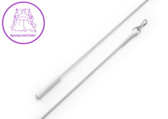 Odtahová hůl palice kovová 150cm bílá 1ks