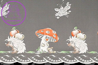 Záclona dětská kusová 300x150cm - Ježek Baby barevný