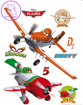 Samolepící dekorace dětská Disney Planes DK 1764