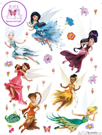 Samolepící dekorace dětská Disney Víly - DK 1769-2022