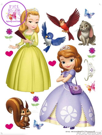 Samolepící dekorace dětská Disney Sophie - DK 1777-2022