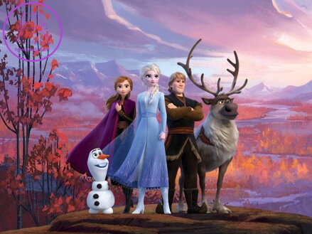  Dětská papírová fototapeta 252x182cm -  FTDXL 1959 Disney Frozen-2022