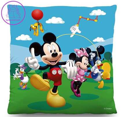 Dětský licenční polštářek 40x40cm Ag-Mickey CND 3117
