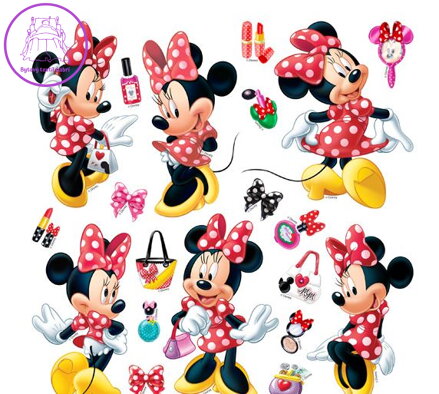  Samolepící dekorace na zeď 30x30cm Disney Minnie - DKS 3813-2025