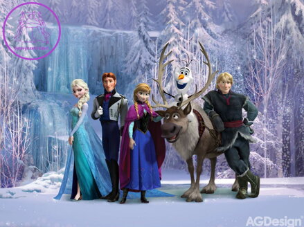 Dětská fototapeta vliesová premium collection - FTDNXXL 5037 Disney Ledové království 360x270cm - 2022