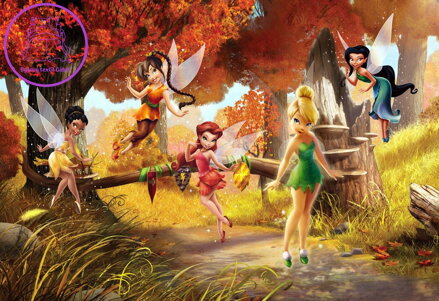 Dětská fototapeta vliesová premium collection - FTDN 5062 Disney Víly 360x270cm - 2022