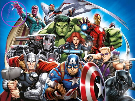  Vliesová dětská fototapeta 360x270cm - FTDNXXL 5081 Marvel Avangers-2022