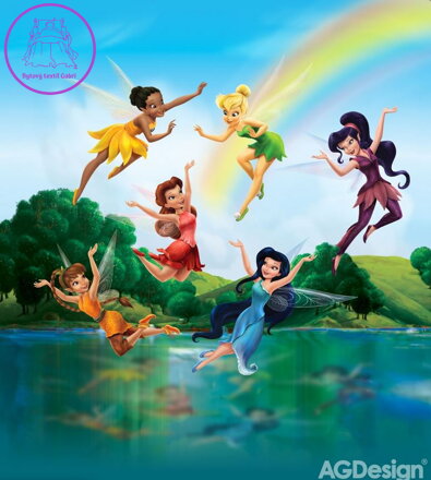 Dětská fototapeta vliesová premium collection - FTDNXL 5130 Disney Víly 180x202cm - 2022